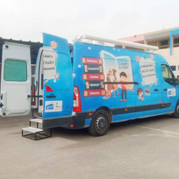 Deux bibliothèques mobiles au profit de 30.000 enfants à Casablanca et Tanger