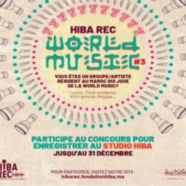 Hiba_Rec lance un appel à candidature pour les musiciens de la catégorie world music